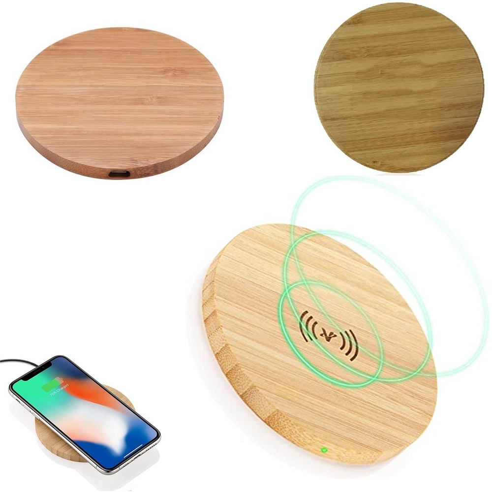 10W Wireless bamboo Charger 1