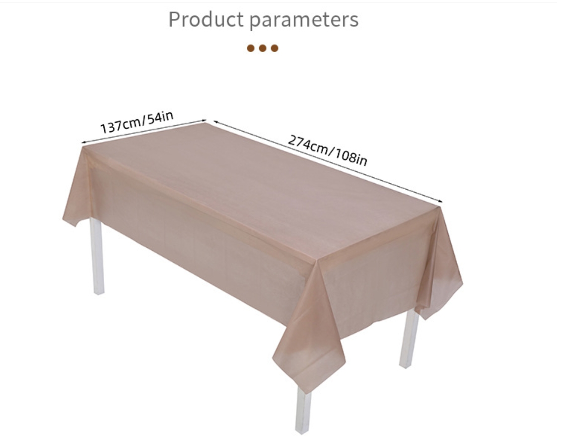 Custom Plastic Table Cover 3