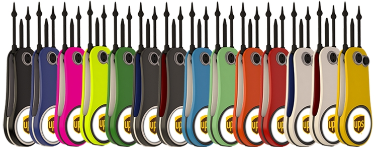 PitchFix Fusion 2.5 Pin Pitchfix Switchblade Divot Tool w/3 Prong Repair 2