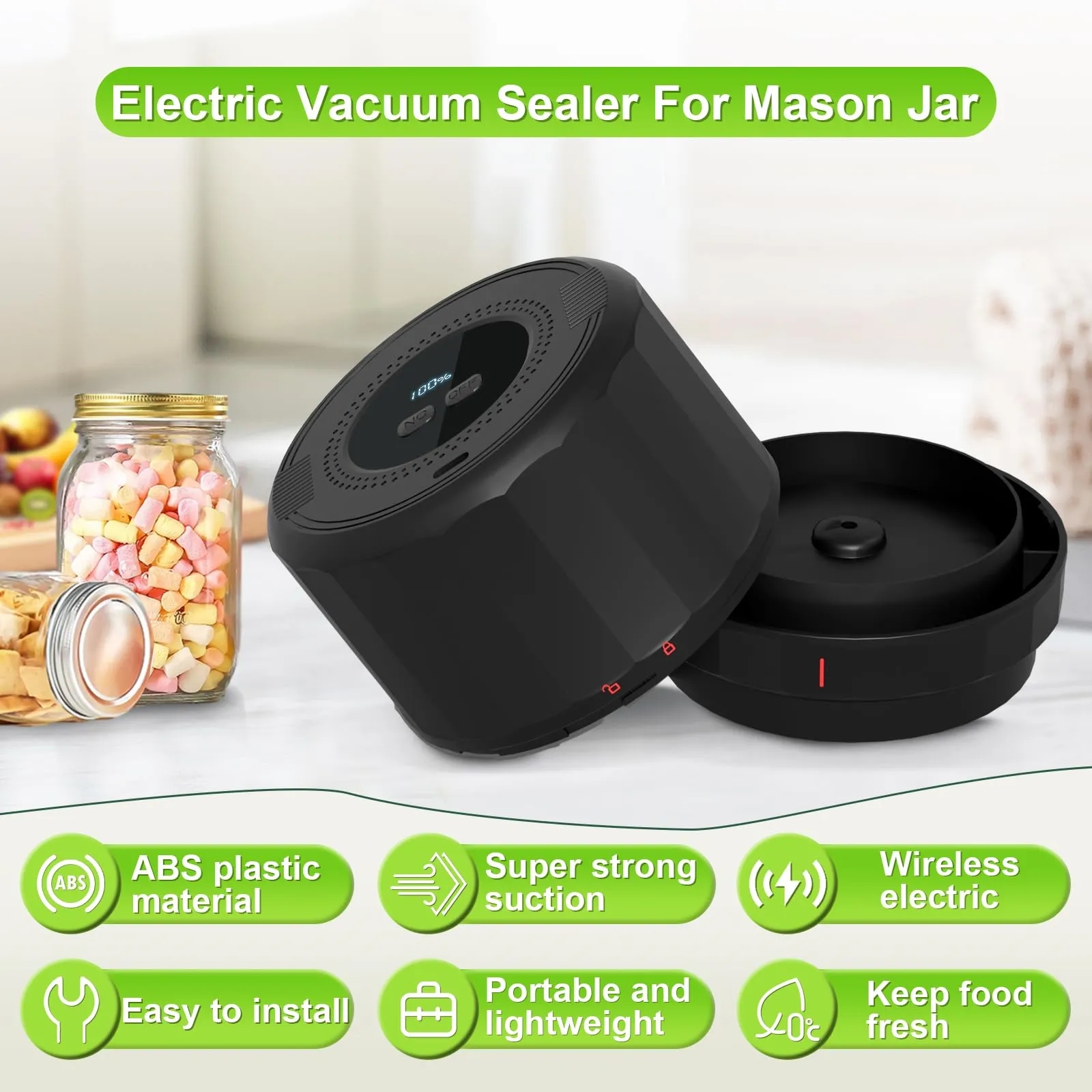 Electric Jar Vacuum Sealer 6
