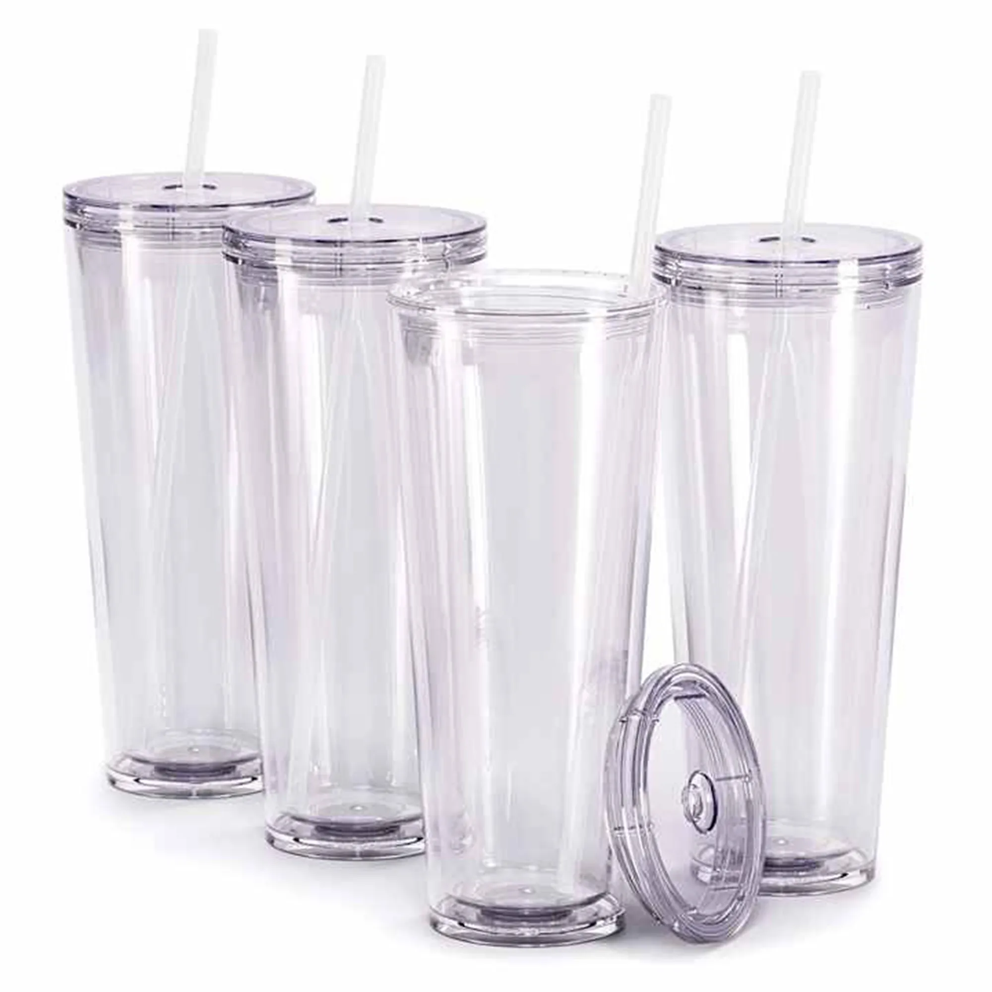 16oz Insulated Double Wall Tumbler Cup with Lid 7