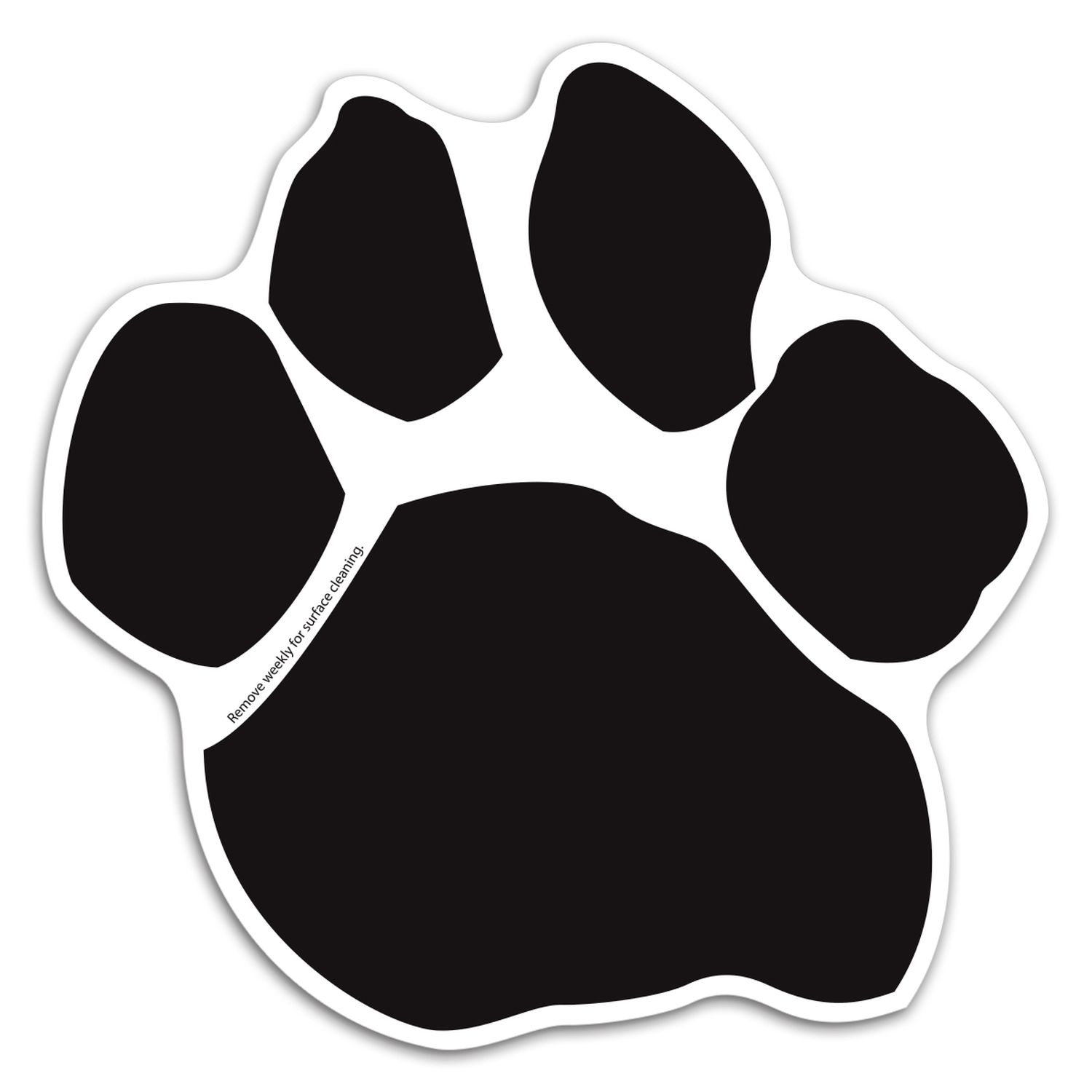 Paw Print Car Sign Magnet 3