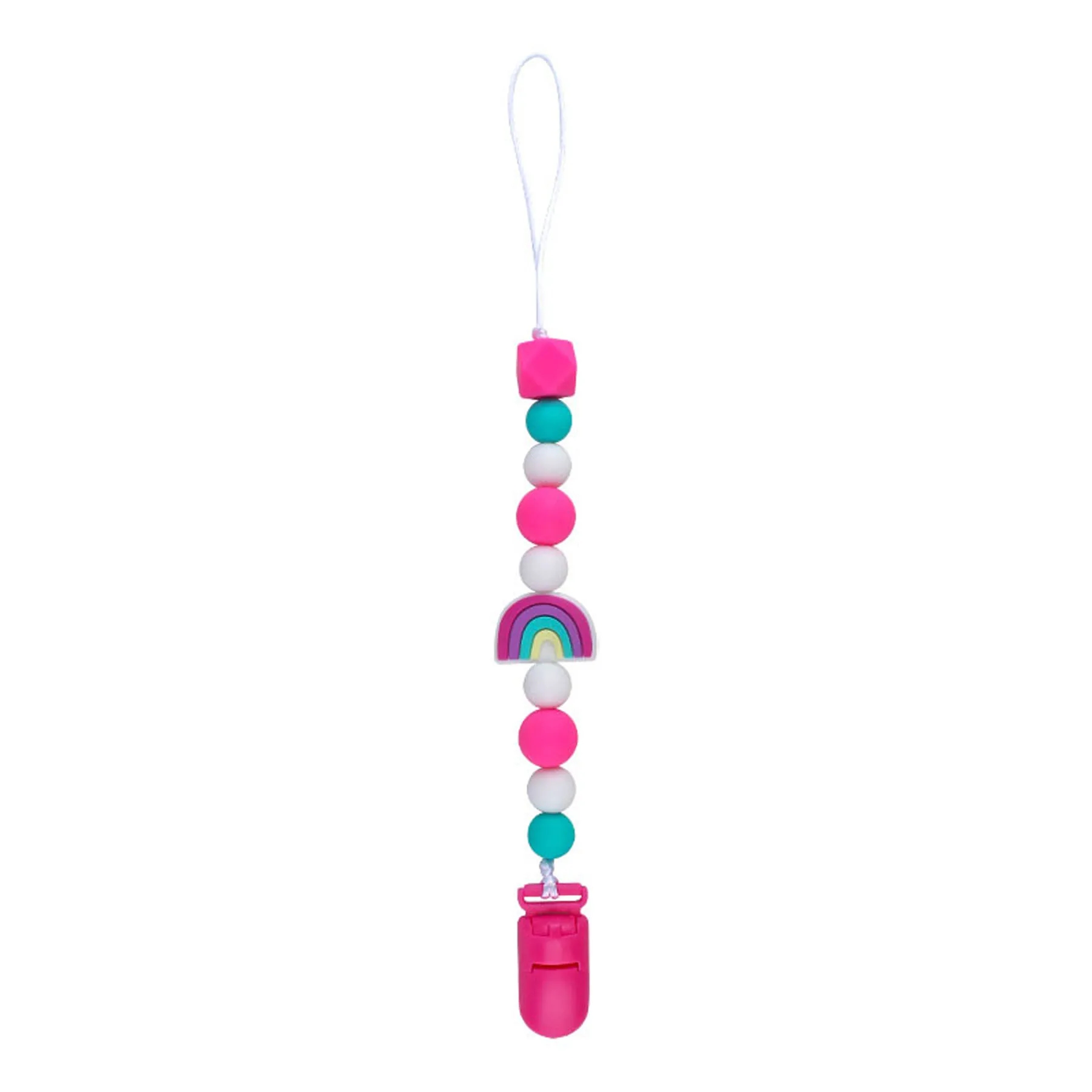 Rainbow Silicone Pacifier Chain 6