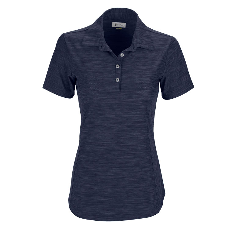 Greg Norman Ladies Play Dry Heather Solid Polo 4