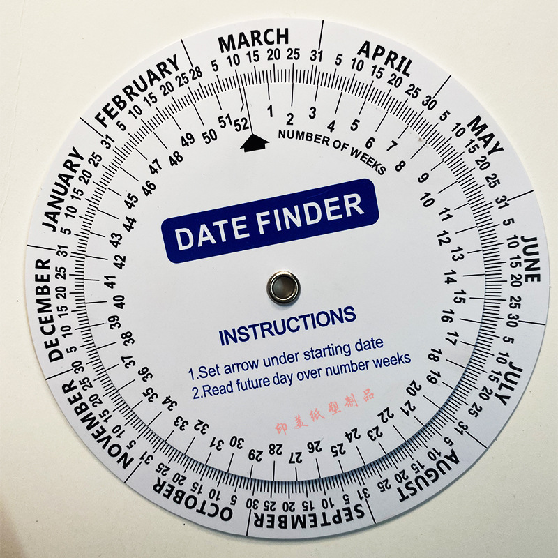 Date Finder Wheel 7