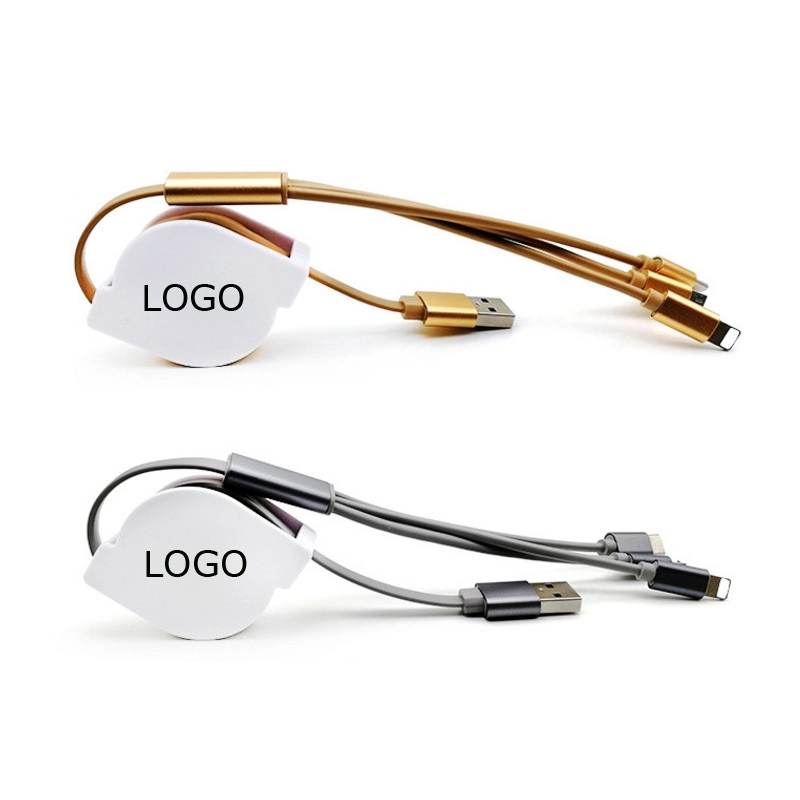 Retractable Charging Cable with USB Type-C 2