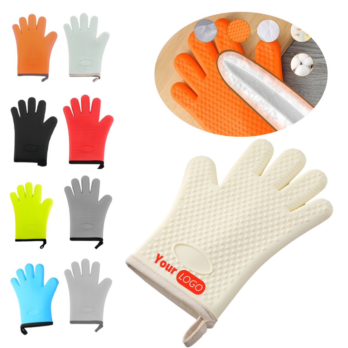 Silicone Kitchen Oven Gloves 3
