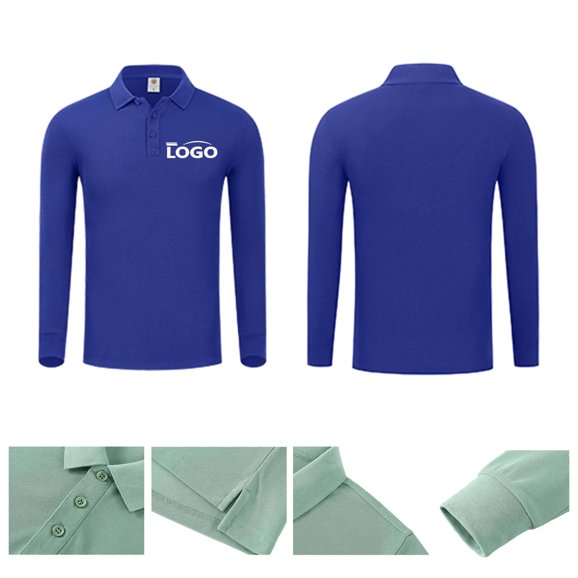 POLO Long Shirt Cultural T-Shirt Community Uniform MOQ 50PCS 4