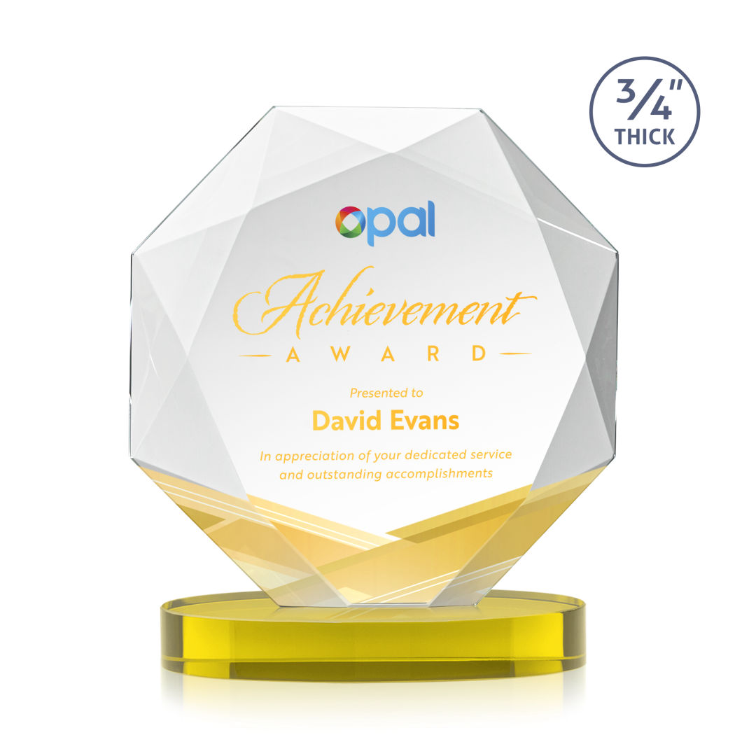 Bradford VividPrint™ Award on Alberton Base - Gold 2