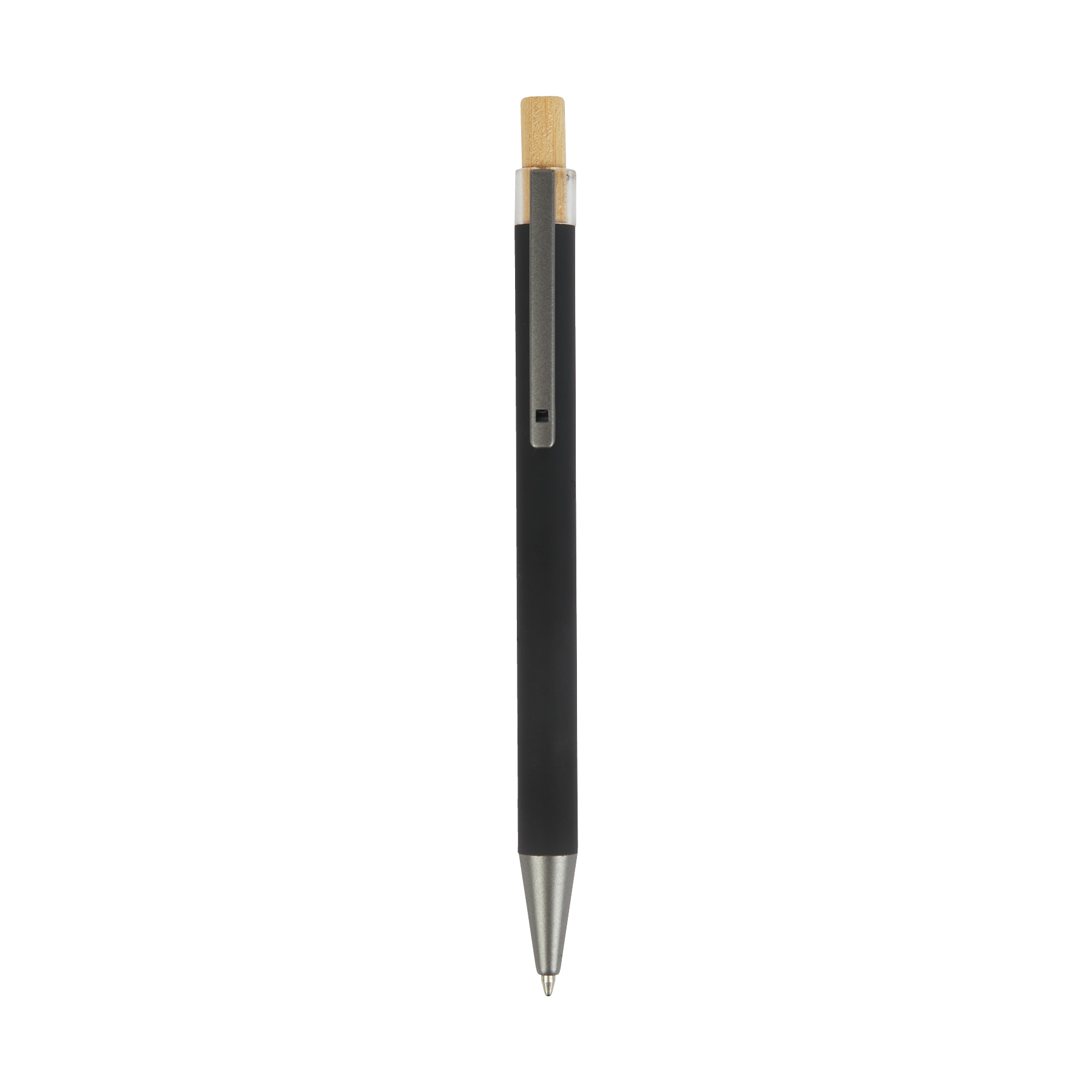 Arundi Recycled Aluminum Pen With Bamboo Plunger 42
