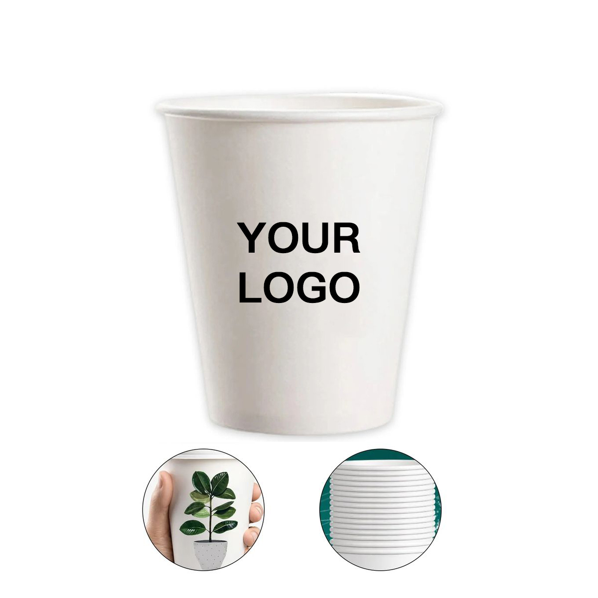 Disposable 9OZ Paper Cup Recyclable 2