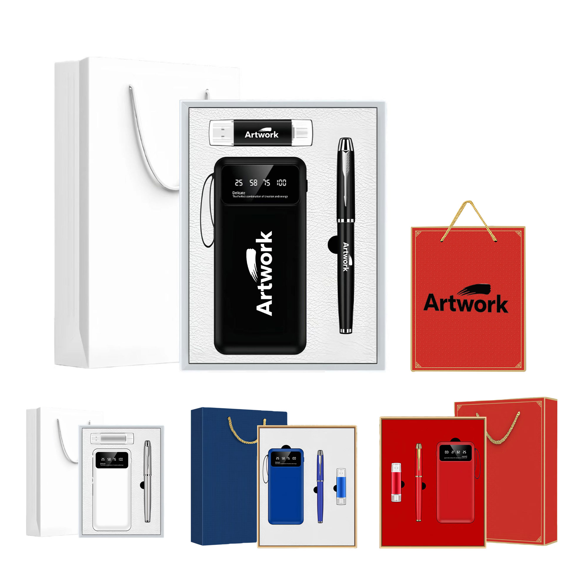 Power Bank & Tech Accessory Gift Set 2