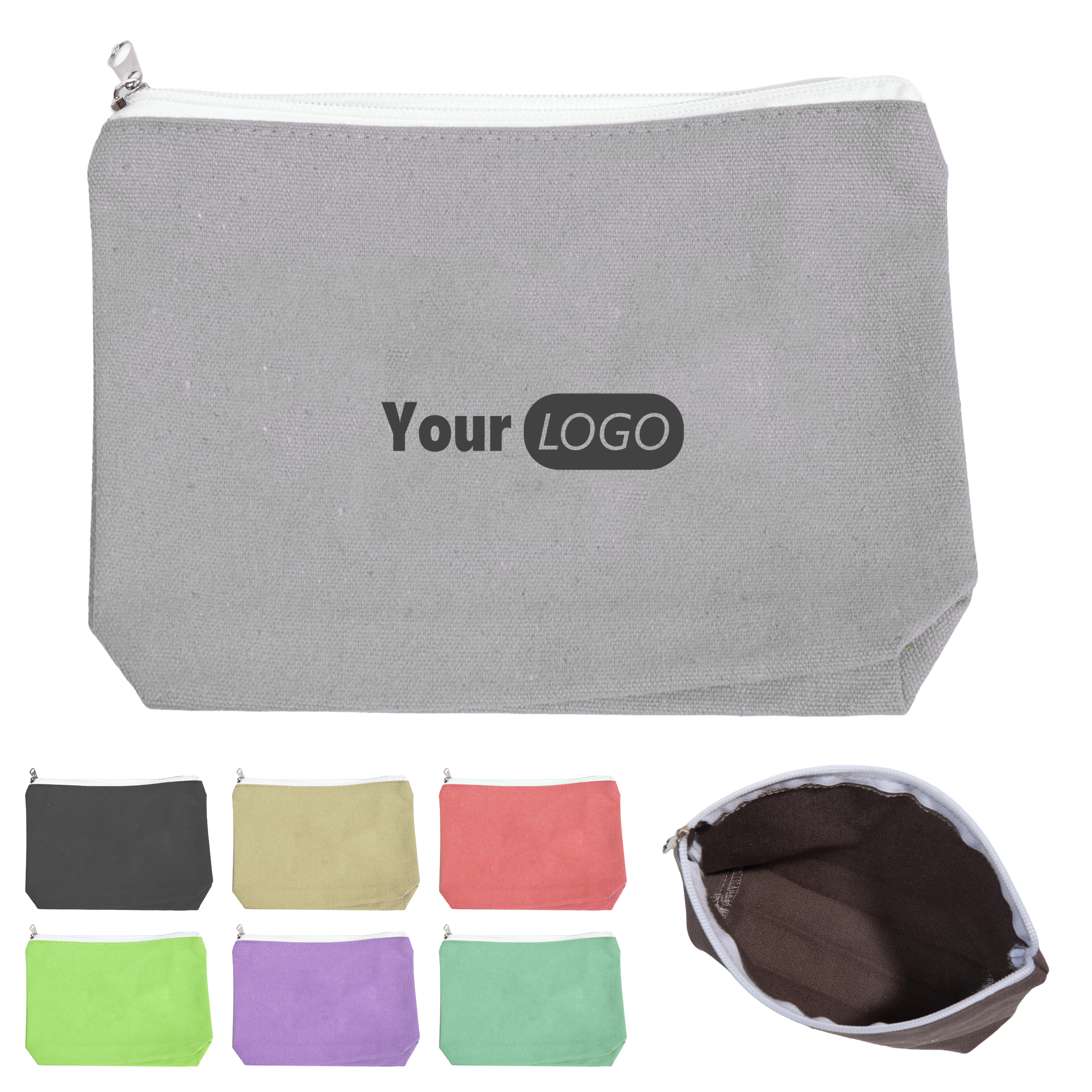 Canvas Sustainable Eco-Friendly Zippered Bag For Everyday Essentials 2