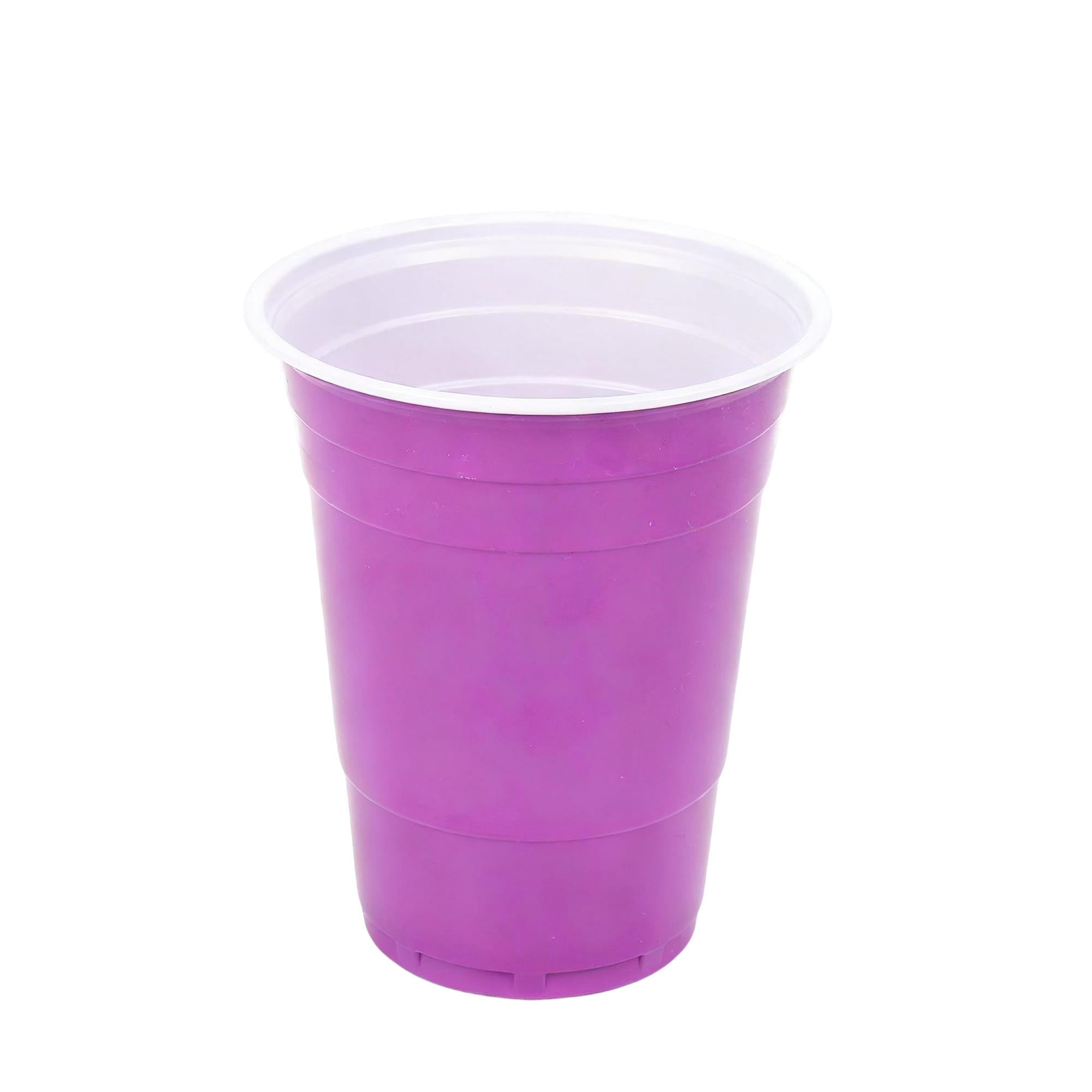 Sixteen Ounce Reusable Party Cup With Rolled Edge 17
