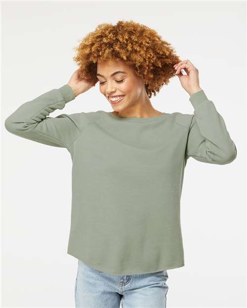 Women's California Wave Wash Crewneck Sweatshirt - PRM2000 33