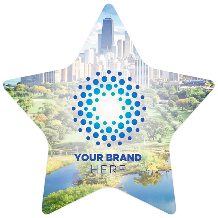 Star Medium Die Cut Magnet (3.5" x 3.5")
