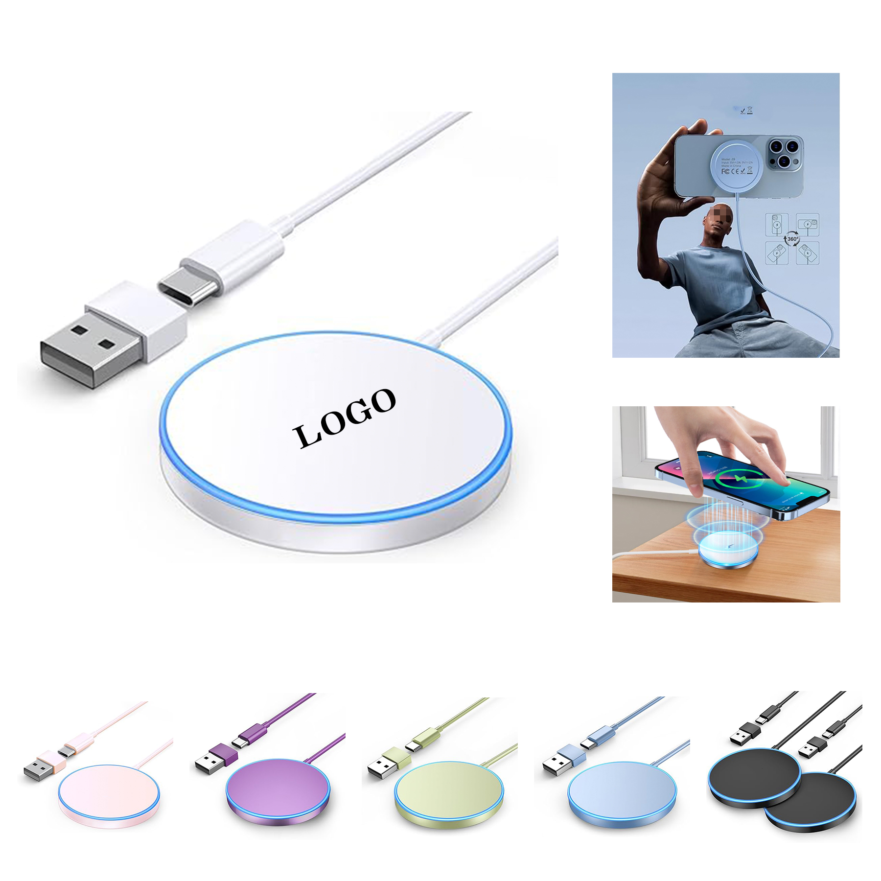 Single Magnetic Wireless Charger 2