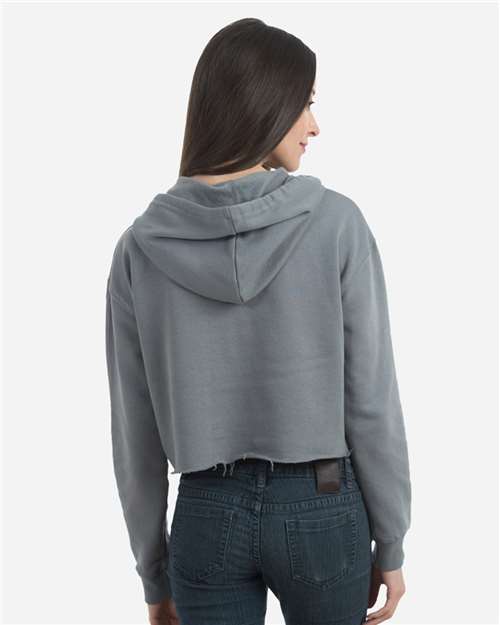 Women's Cropped Hoodie Sweatshirt - LS12000 45