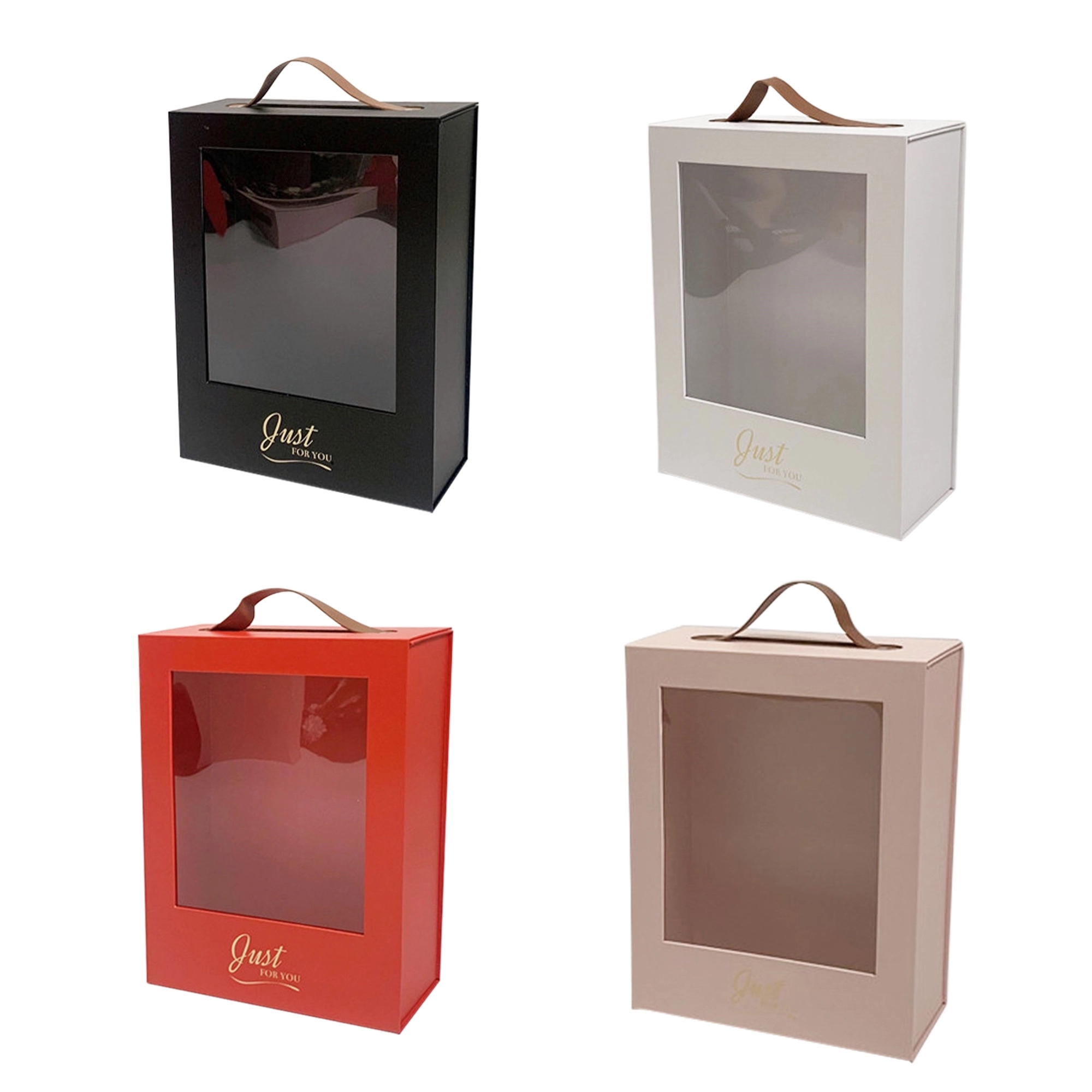 Reusable Foldable Gift Box With Handle 3