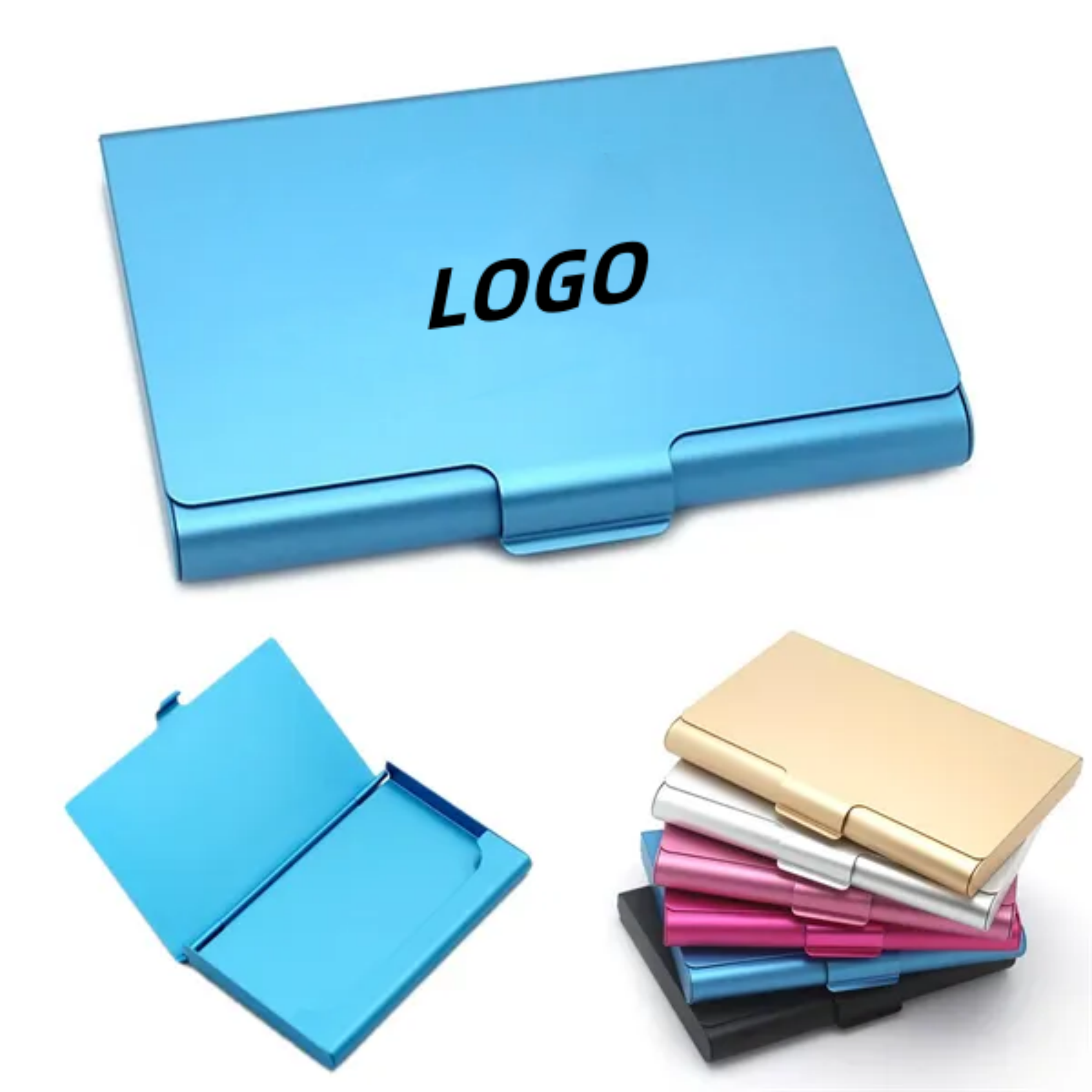 Full color Professional Metal Business Card Holder Case 2