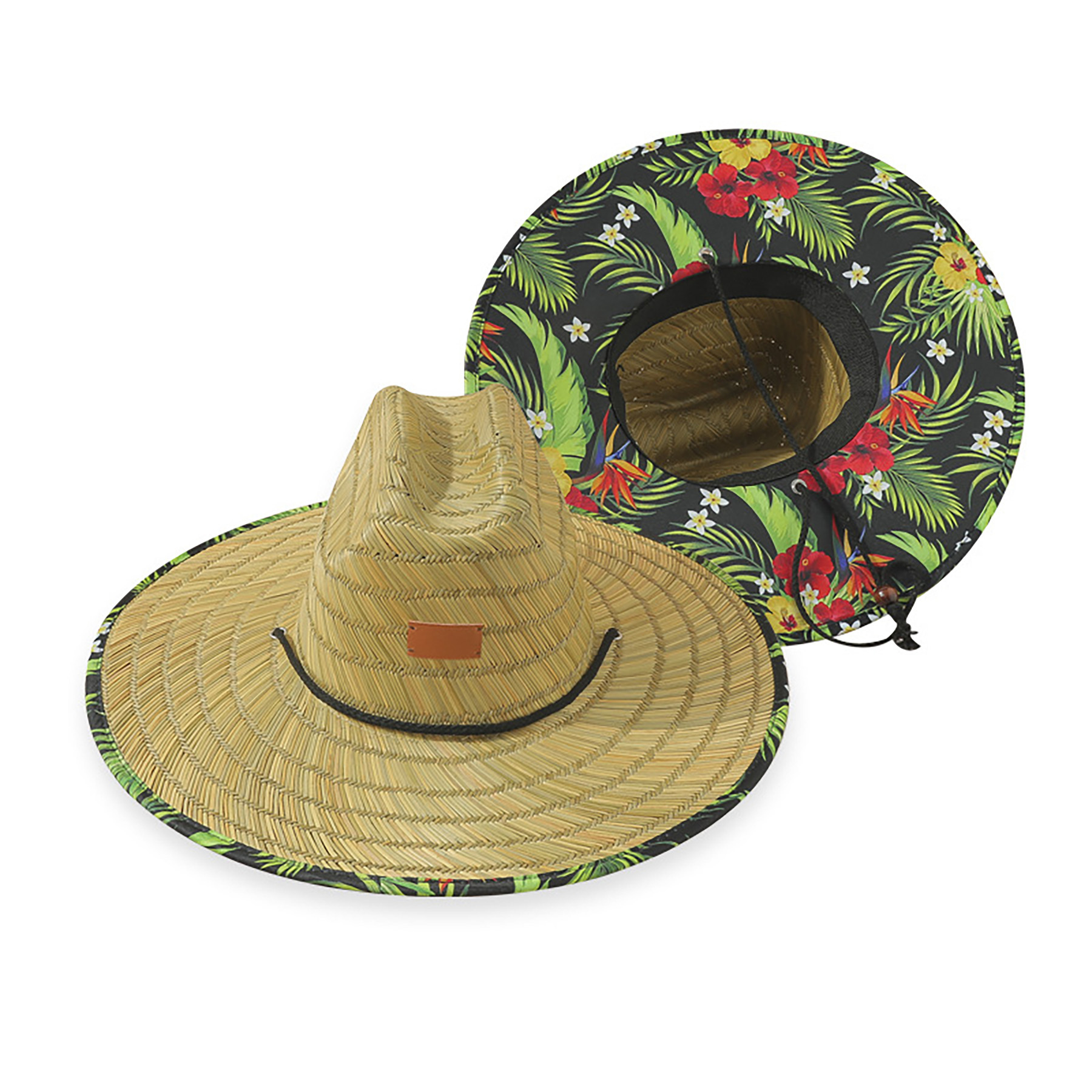 Straw Outdoor Sunshade Big Eaves Hat 5