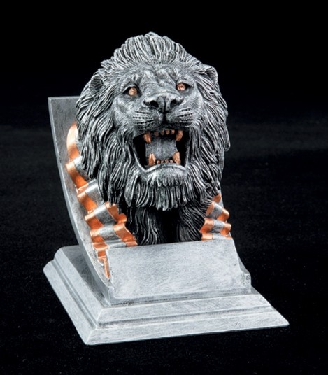 Lion Spirit Mascot Resin 2