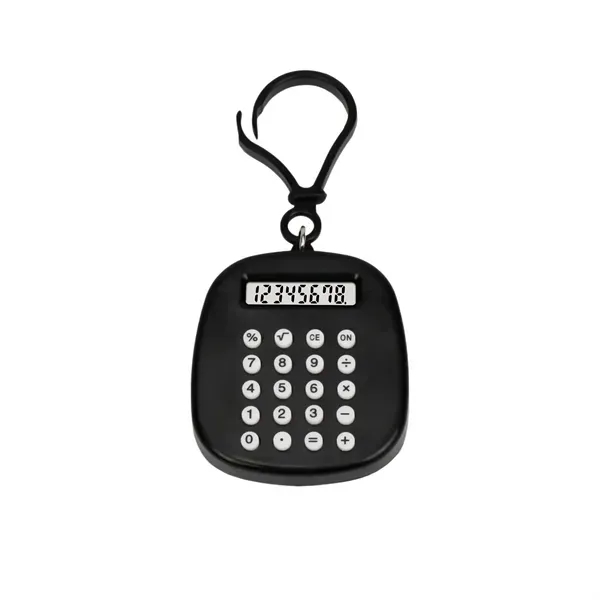 Mini Calculator Keychain with Maze Puzzle Key Ring 6