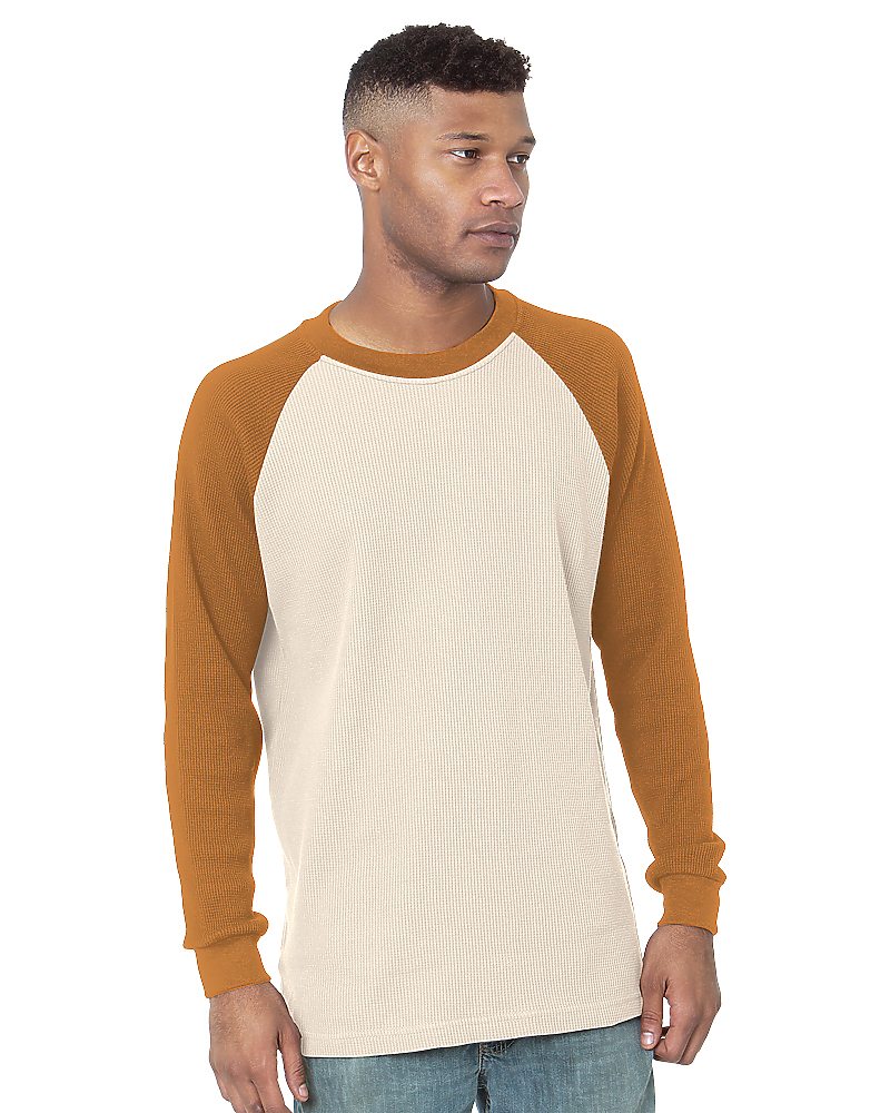 Heavyweight Waffle Knit Thermal, custom hoodie or sweatshirt with logo imprint 6