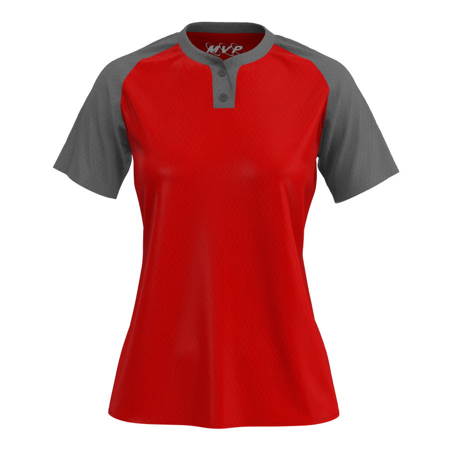 Women's Raglan Sleeve henley 1