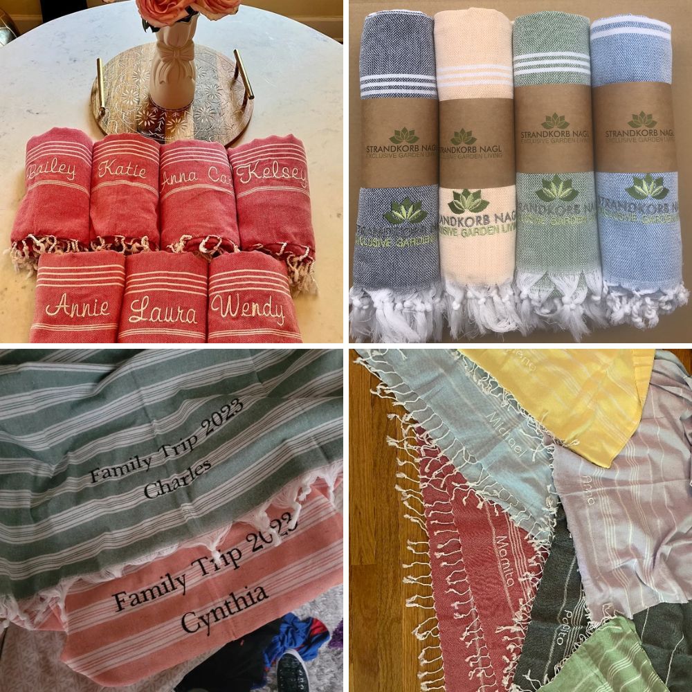 Turkish tassel beach towel 19