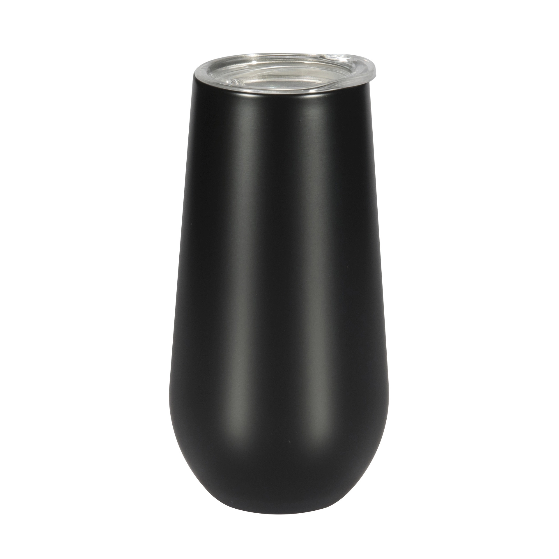 6oz Insulated Champagne Flute Tumbler With Lid 1