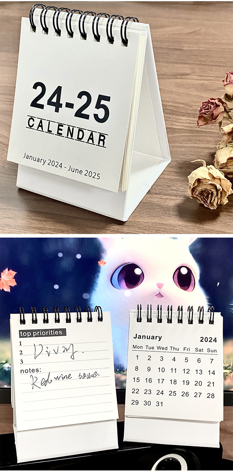 Mini Calendar Desk Calendar 2025-2026 4