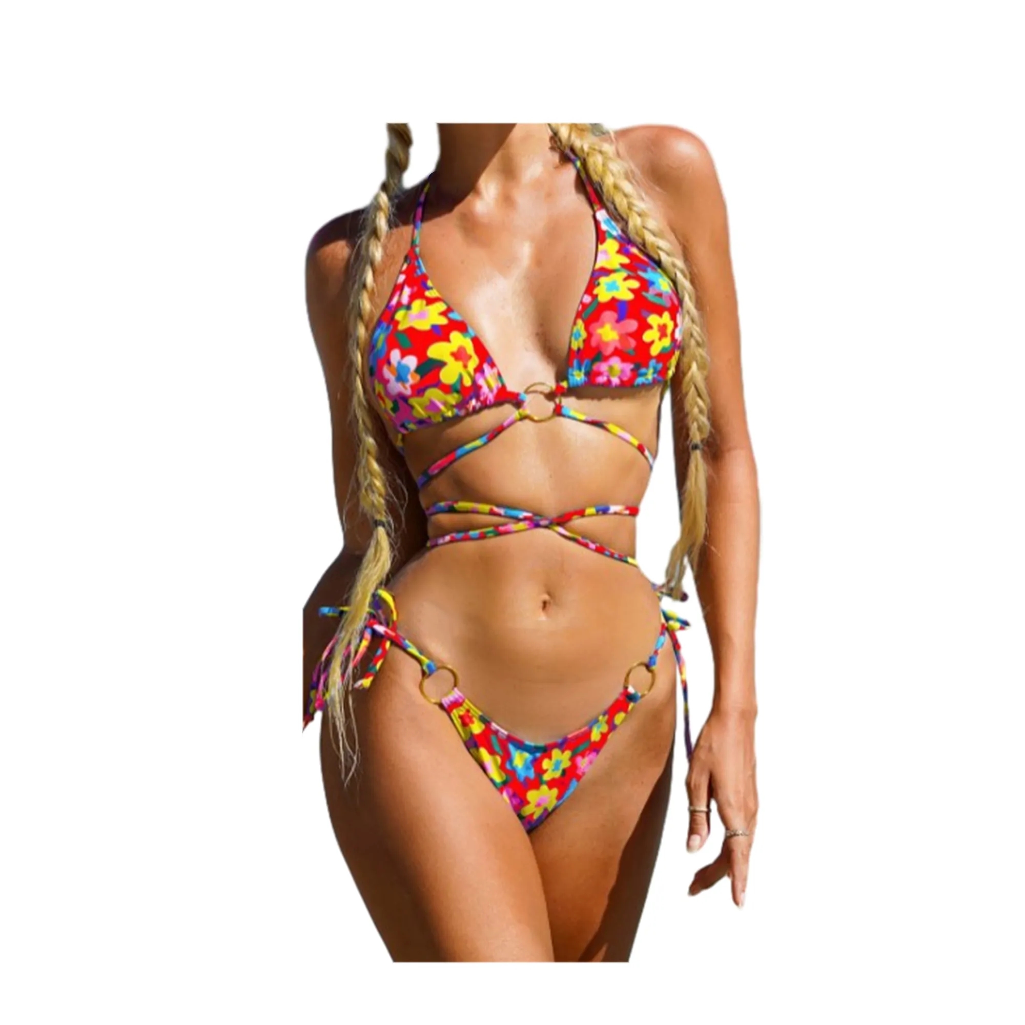 Ladies Backless Sexy Bikini Swimsuits 4