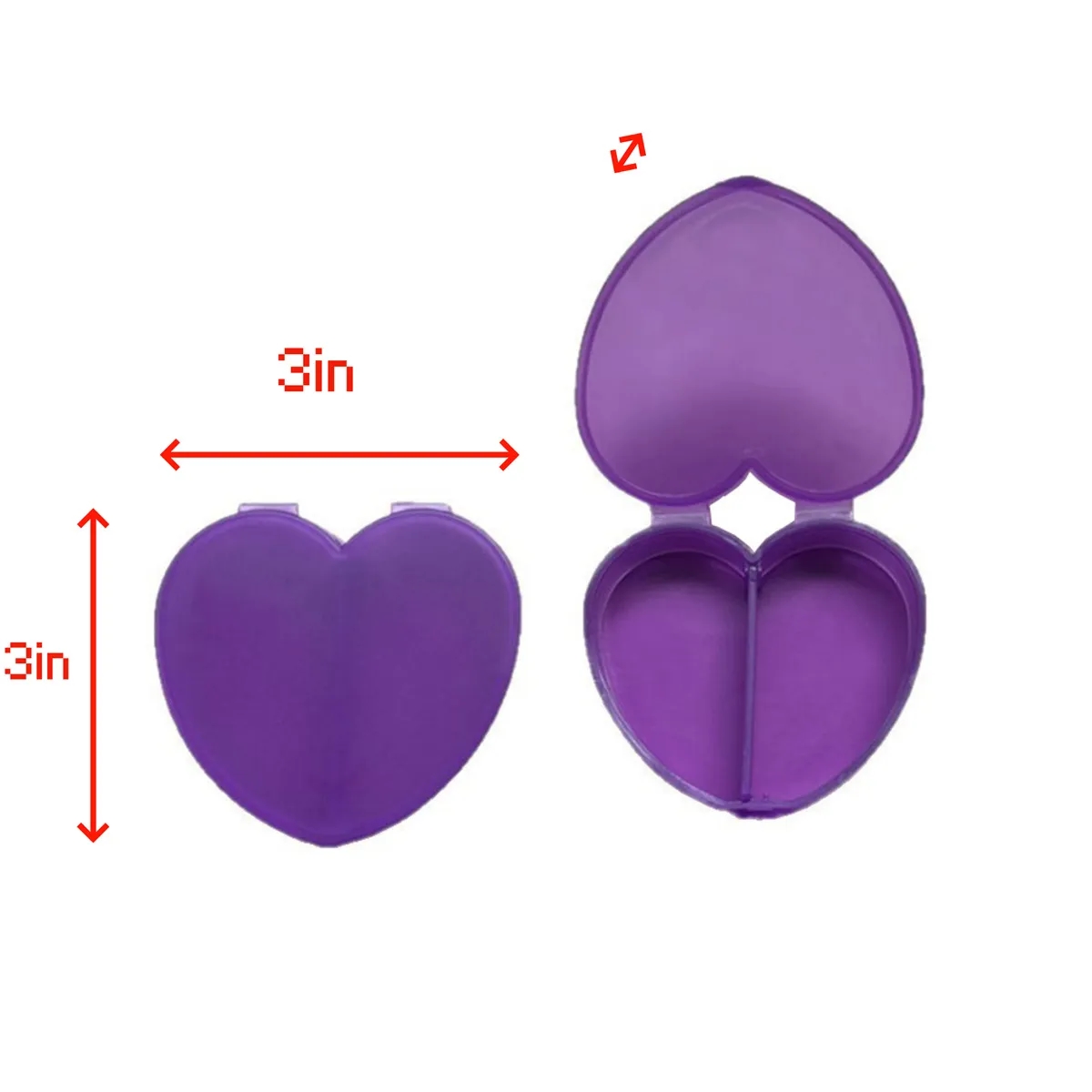 Heart Pill Box - Opaque 1