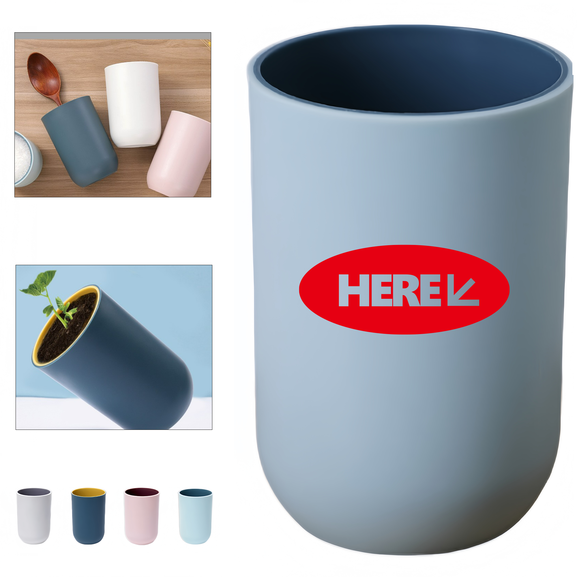 11 oz. Two - Colored Mouthwash Mug 1