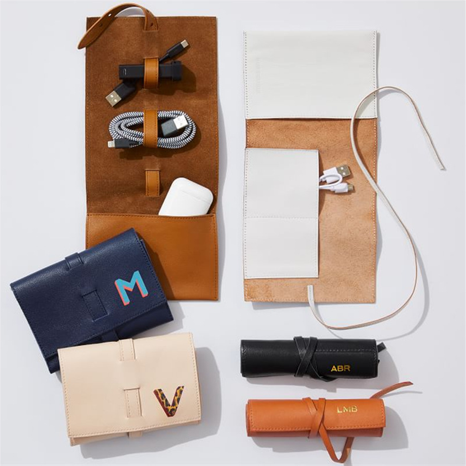 PU Leather Mobile Power Storage Bag 4