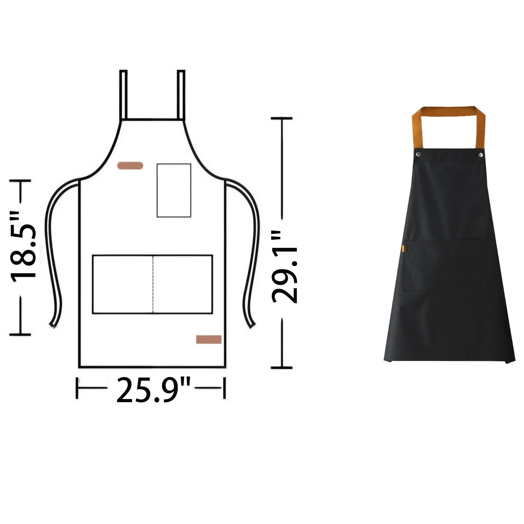 Stain-Resistant Work Apron 2