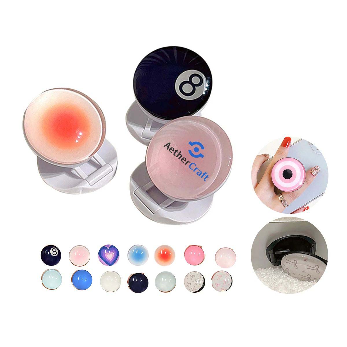 Rotating Phone Ring Stand for Hands Free Viewing 6