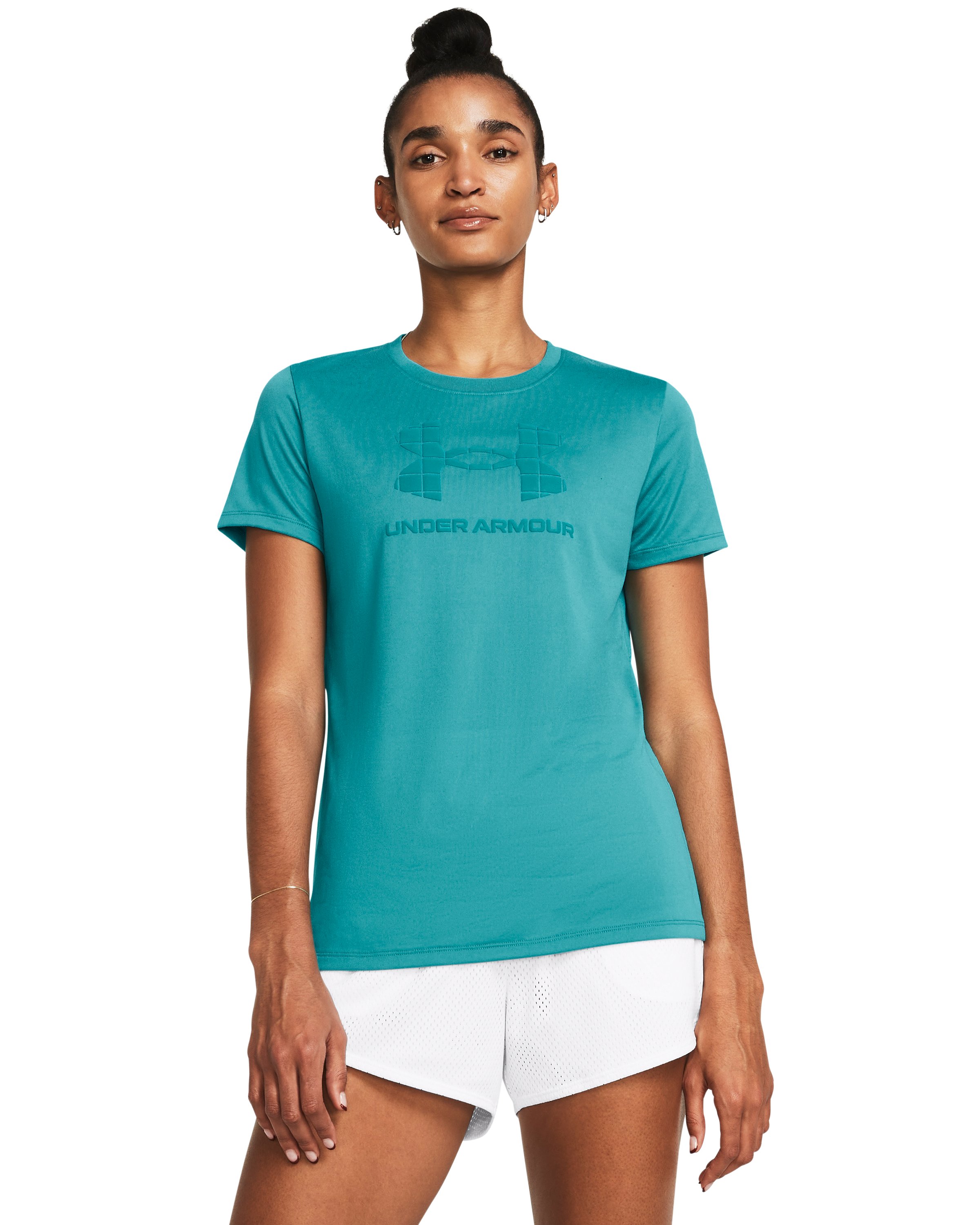UA Tech Big Logo Women's Short Sleeve 3