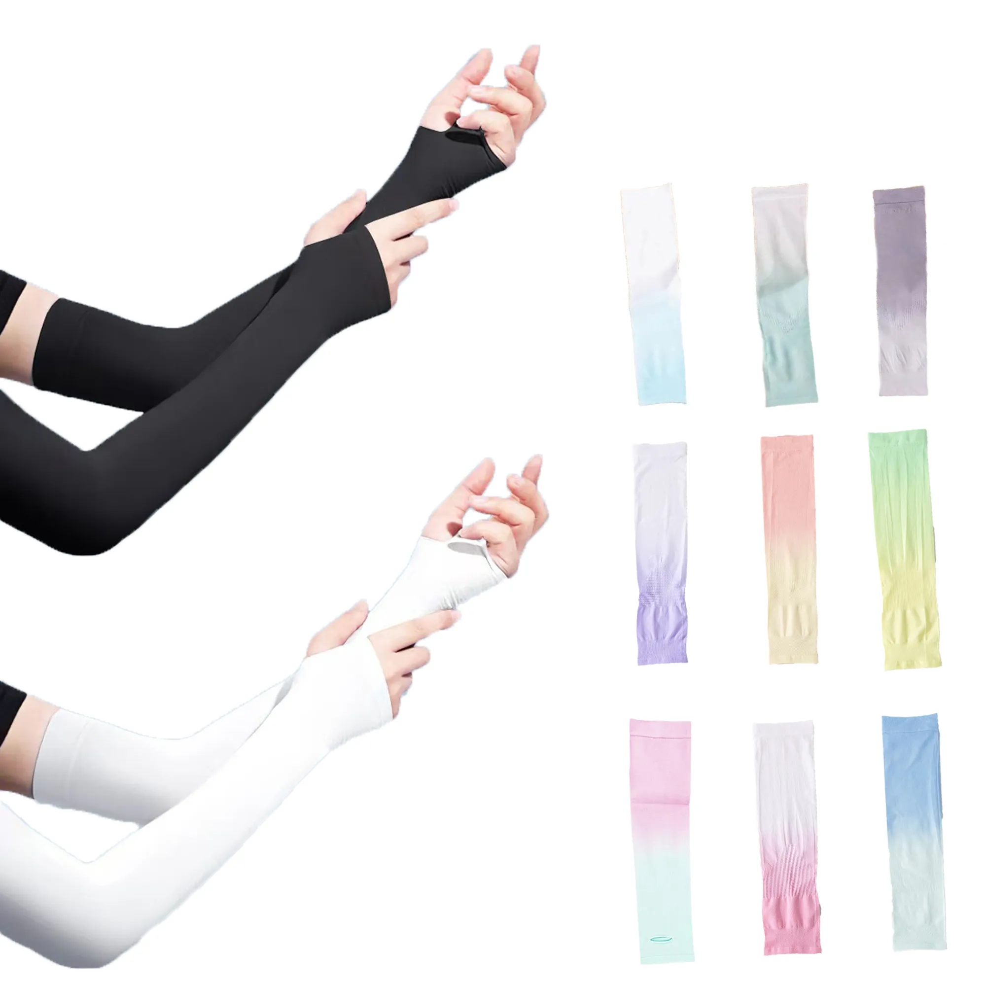 UV Protection Coolingc Sports Arm Sleeves Men and Women