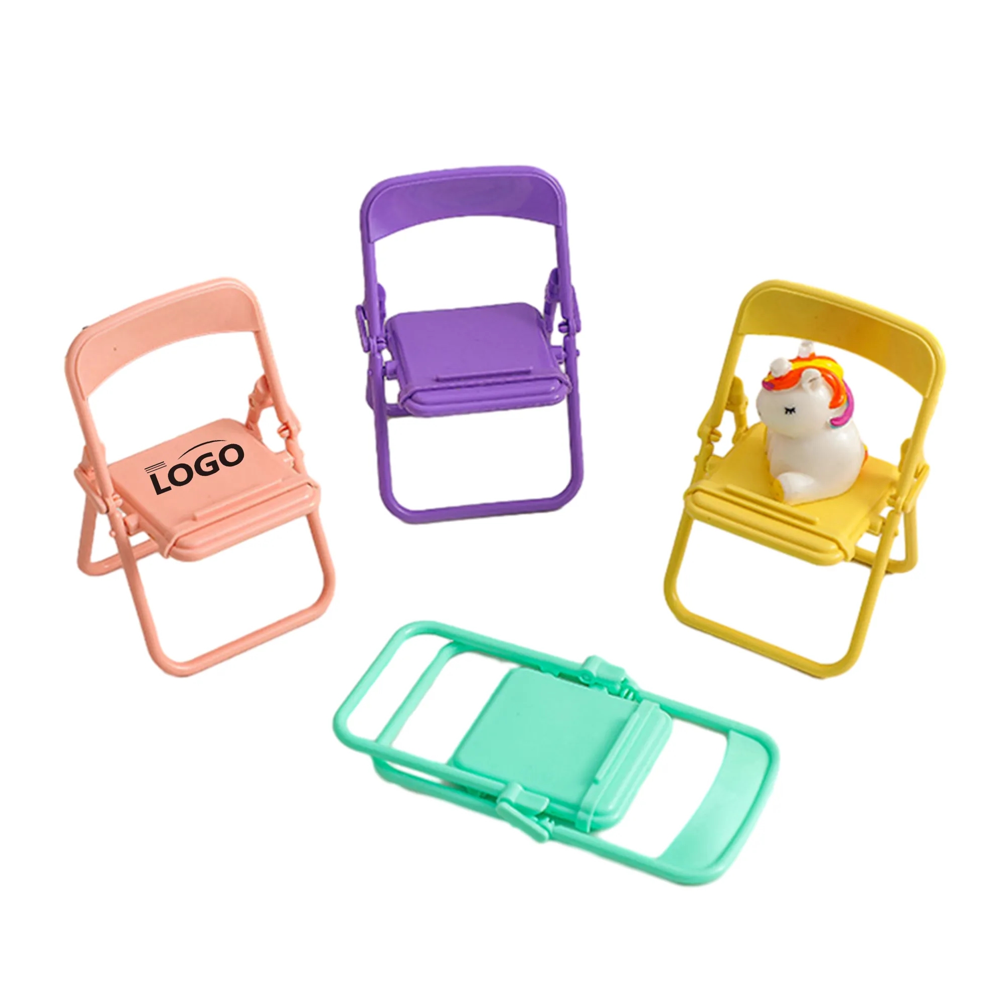 Folding Chair Phone Stand Desktop Decoration MOQ 50PCS 2