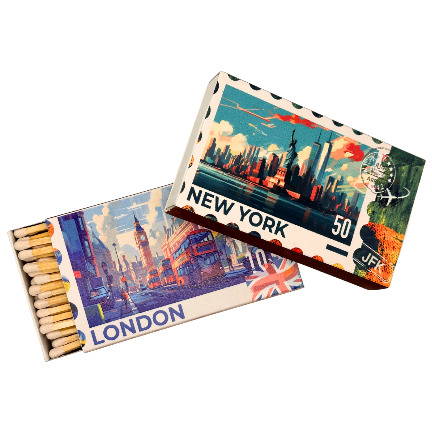 World Travel Series, 4-inch, Candle / Cigar Matchboxes 5