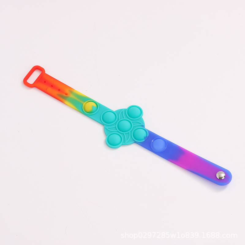 Silicone Bracelet Stress Reliever Pop it Fidget Toy 6
