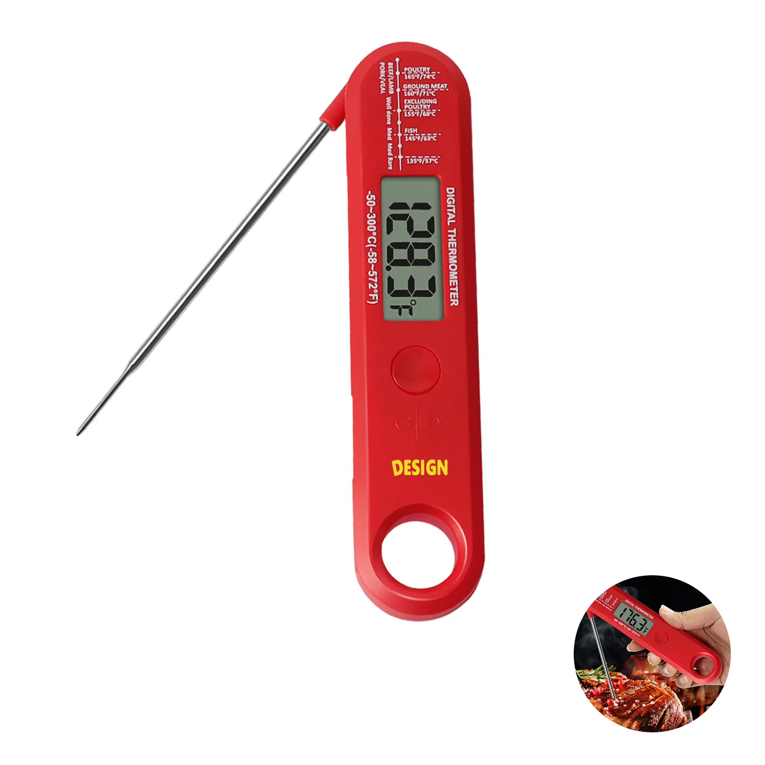 Digital Foldable Food Thermometer 3