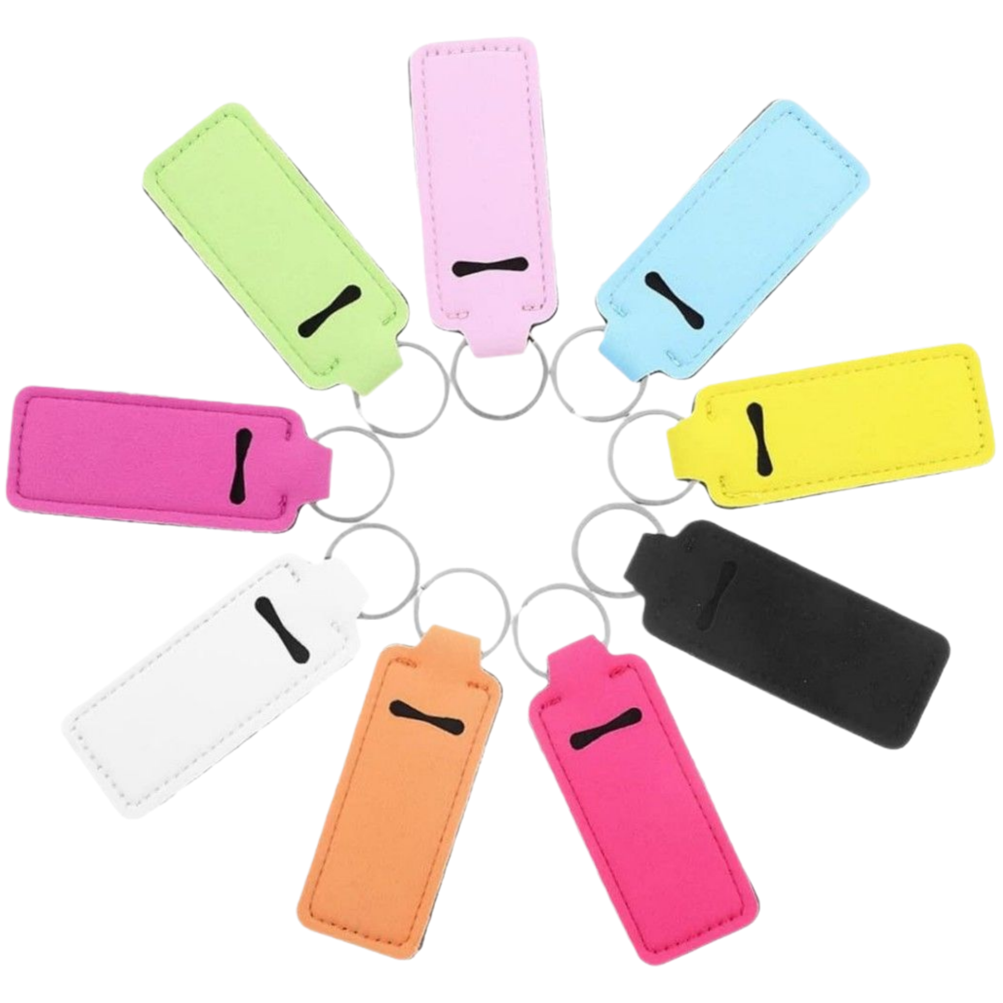 Lip Balm Gloss Holder Keychain 6