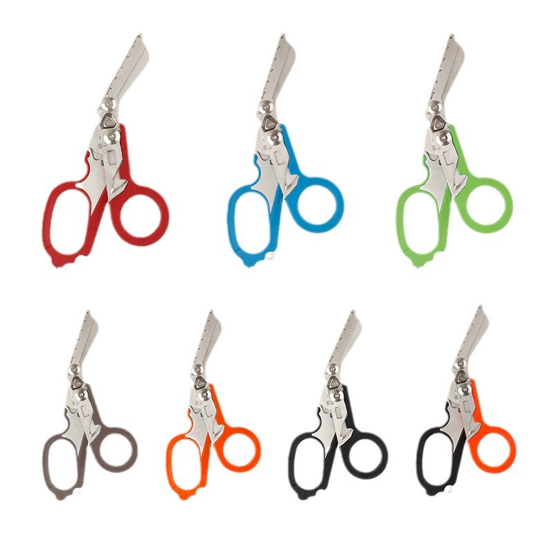 Multifunctional Outdoor Tactical Folding Medical Scissors 2