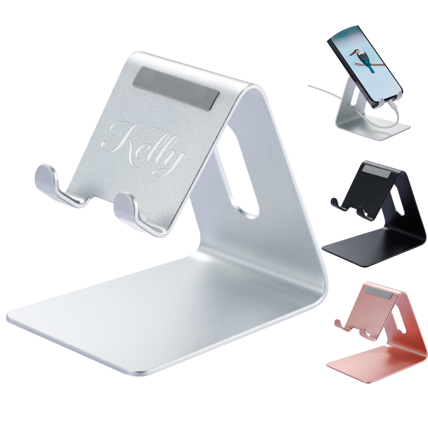 Aluminum Desktop Phone Holder 2