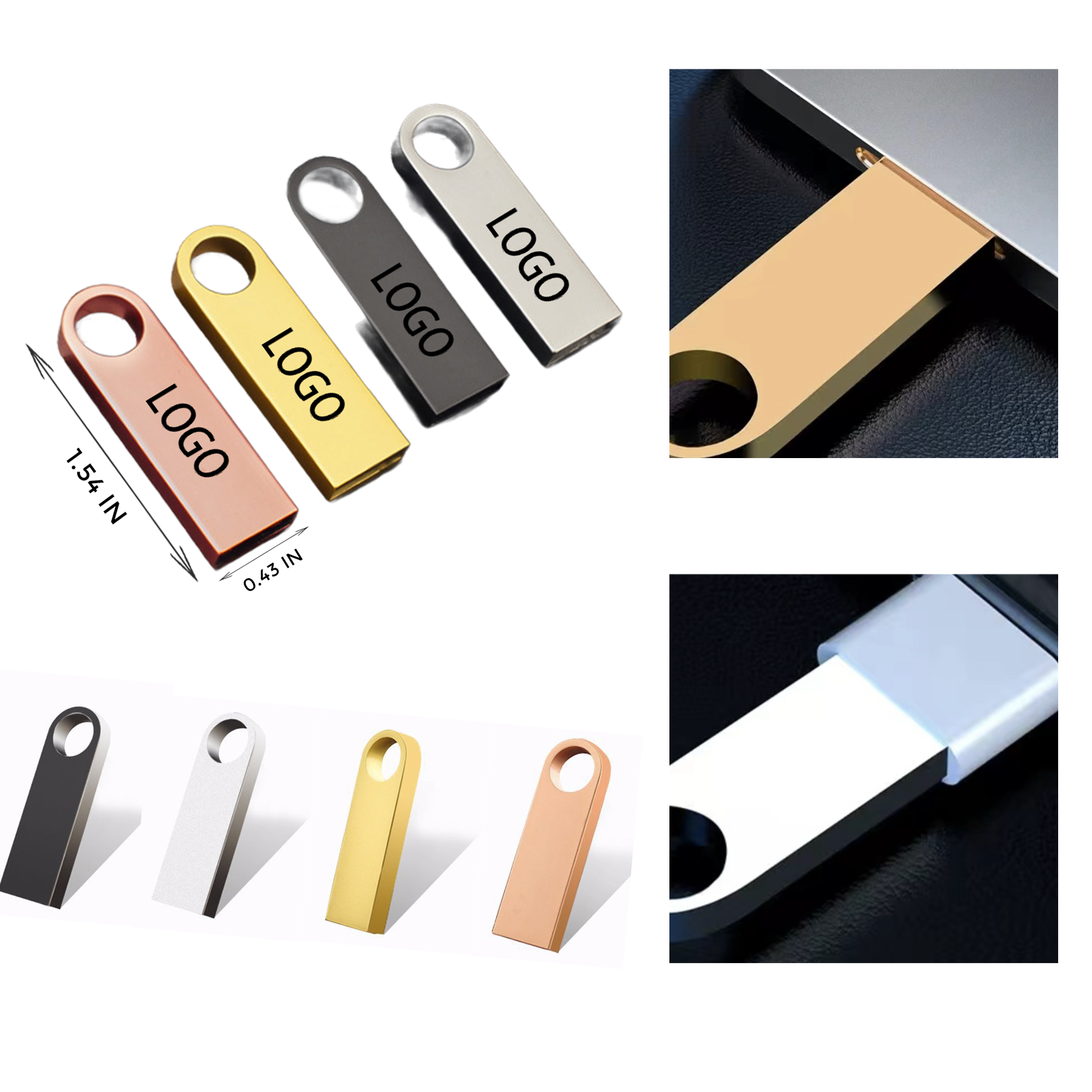 MOQ 100 PCS Fast - Transfer Portable USB Disk 2