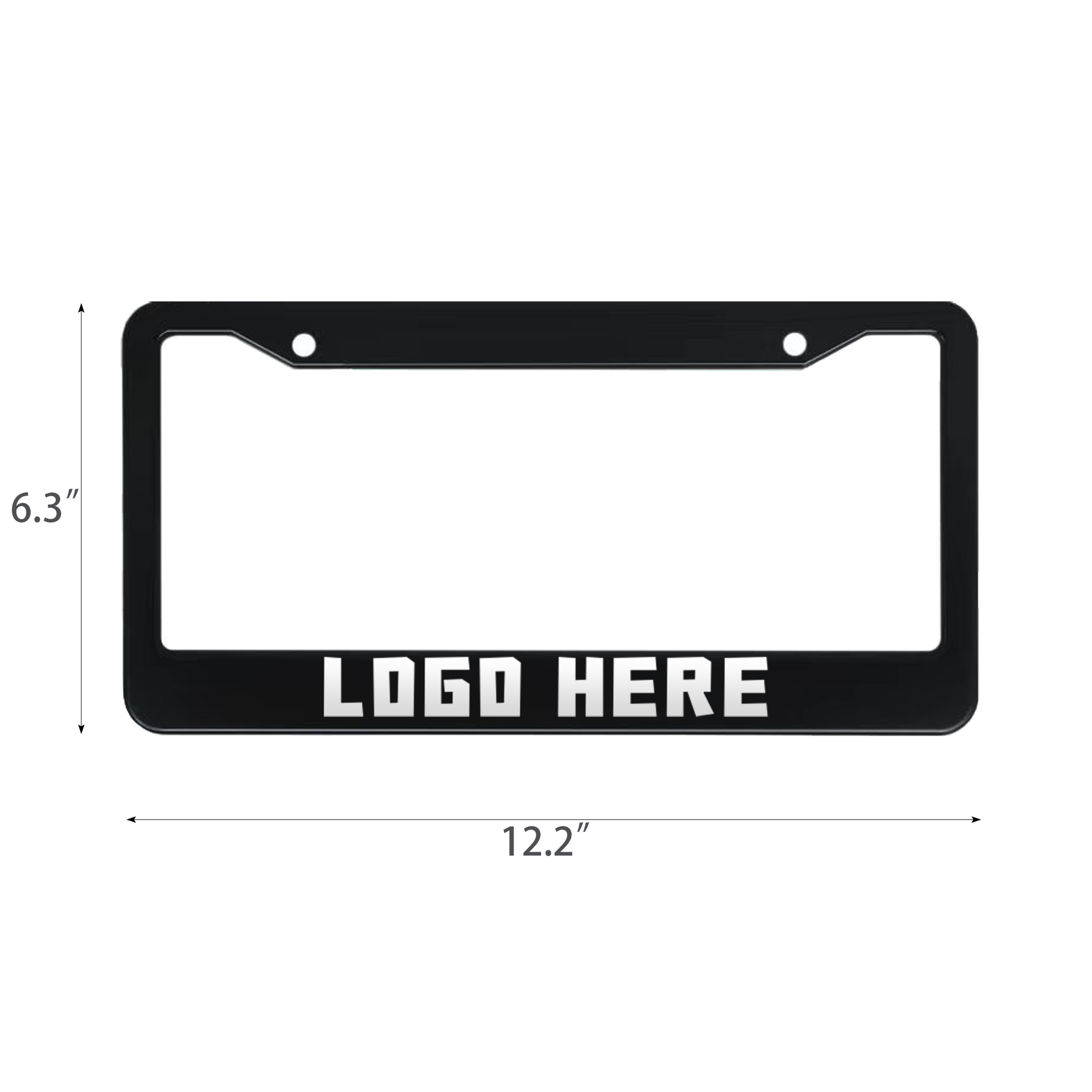 Round License Plate Frame 3