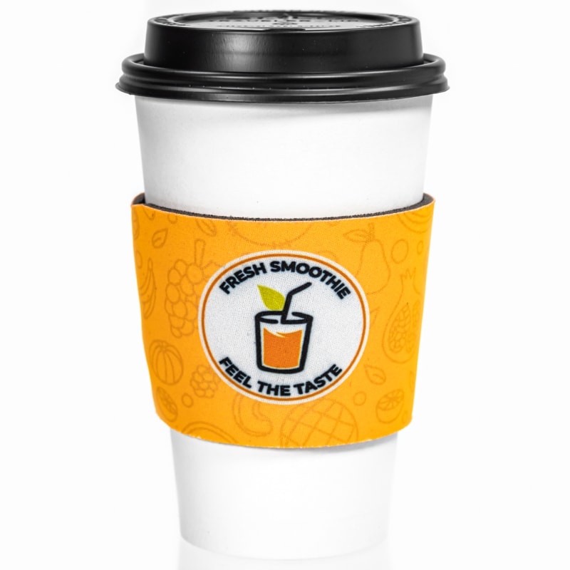 Fluorescent Neon Foam Collapsible Coffee Wraps 5
